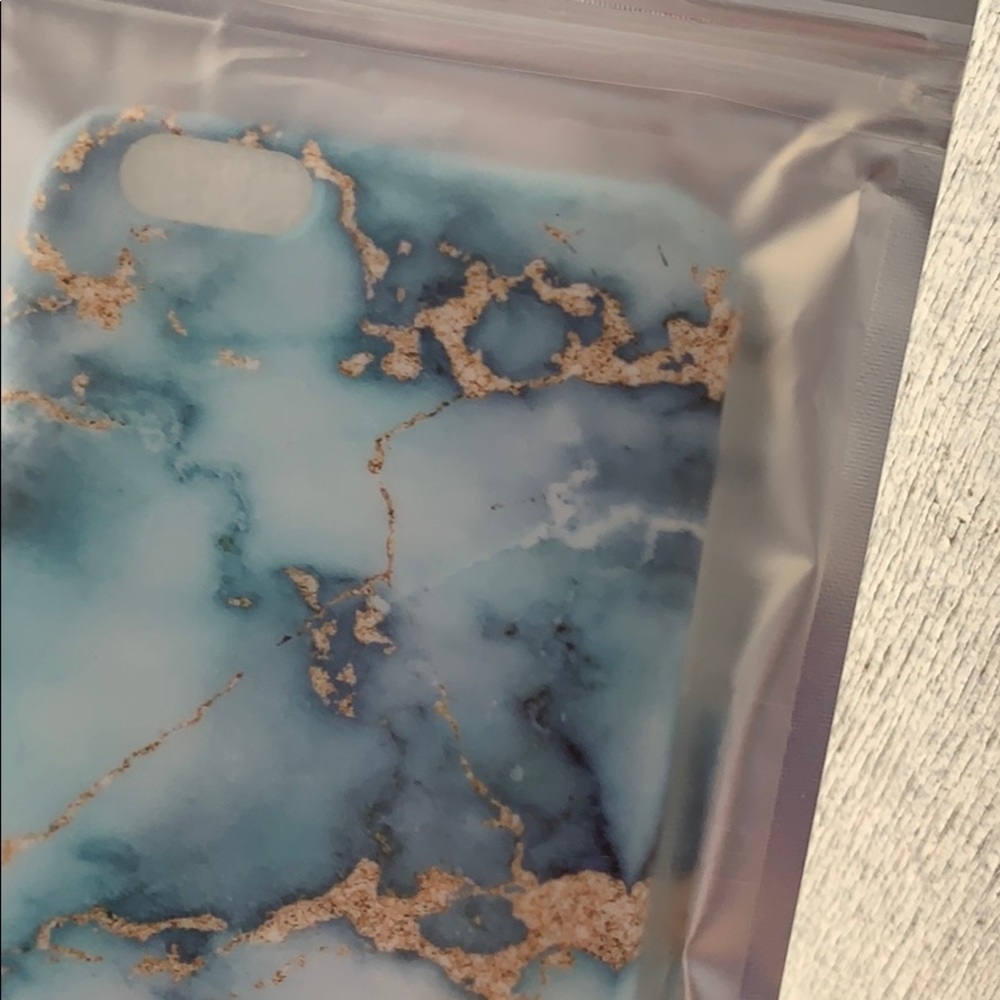 NEW Marbled blue/gold iPhone 6/6s plus phone case - Picture 6 of 6